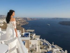 wedding in santorini greece