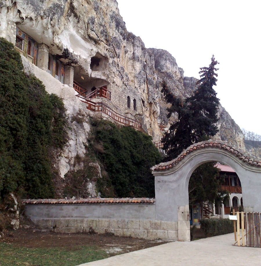 rock monastery basarabov bulgaria