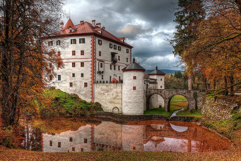 Branik Castle in Slovenia