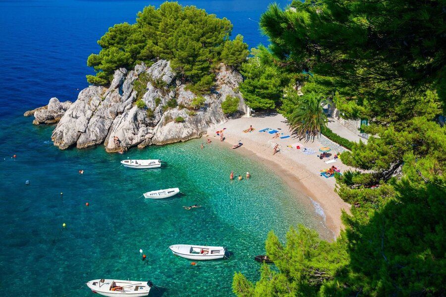 Brela Beach Croatia